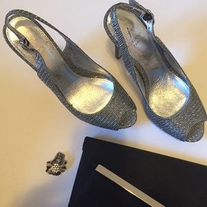 Silver Adrianna Papell Heels